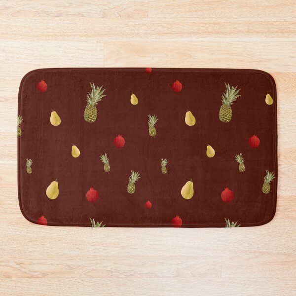 Item preview, Pomegranate red fruit a cute pattern watercolor red designed and sold by Yana Mustafina | Boho Soulful Designs.