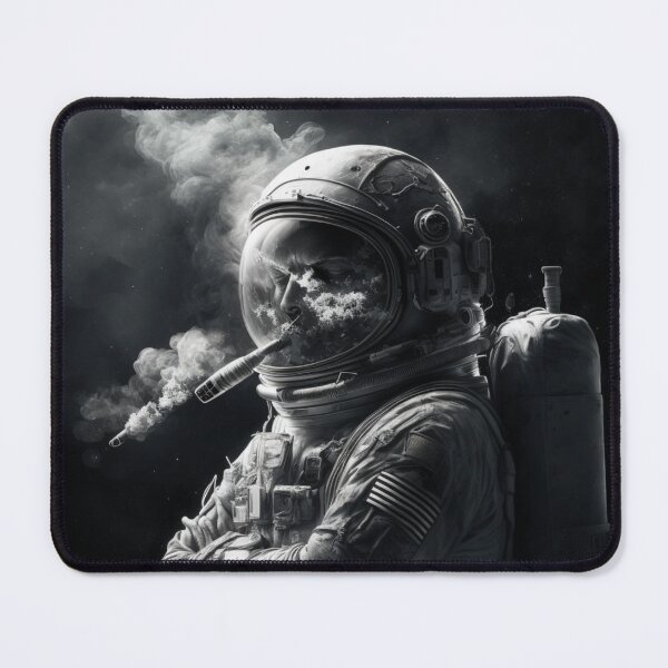 Item preview, Astronaut Smoking, Space art designed and sold by YZO-Design.
