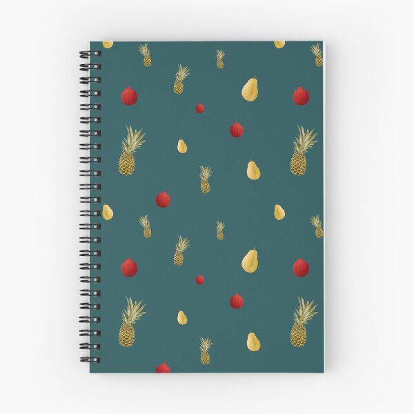 Item preview, Pomegranate red fruit a cute pattern watercolor turquoise designed and sold by Yana Mustafina | Boho Soulful Designs.