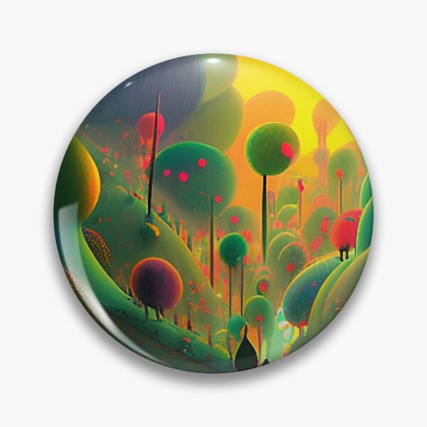 Item preview, Abstract 3D art. Colorful magical landscape designed and sold by Neo-Expression.