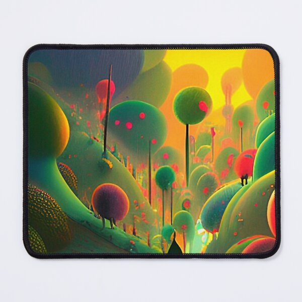 Item preview, Abstract 3D art. Colorful magical landscape designed and sold by Neo-Expression.