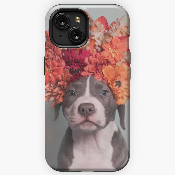 iPhone 12 Pro Max Funny muscular Pitbull dog, headphones purple leather  jacket Case