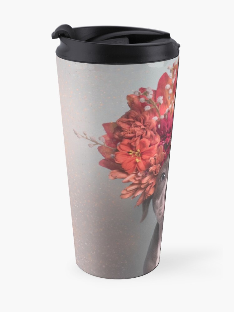 Alternate view of Flower Power, Davy Jones Travel Coffee Mug