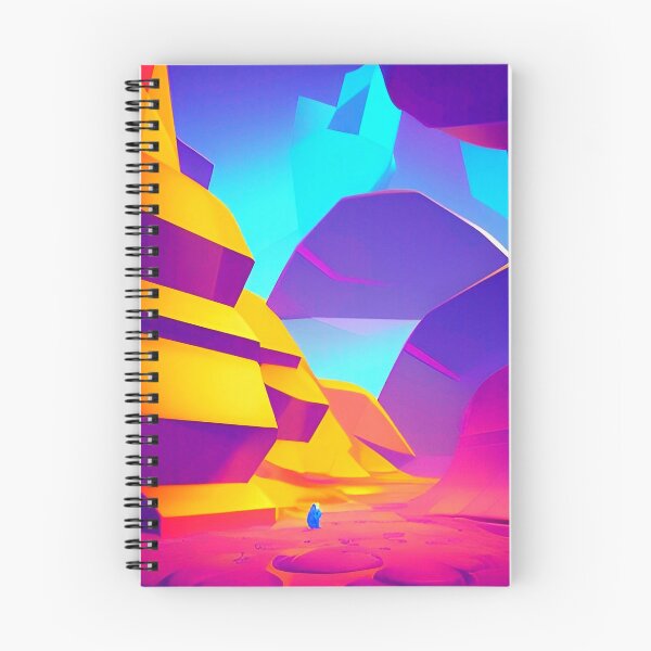 Item preview, Abstract 3D art. Colorful magical landscape designed and sold by Neo-Expression.