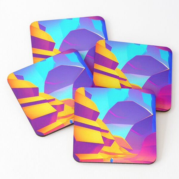 Item preview, Abstract 3D art. Colorful magical landscape designed and sold by Neo-Expression.