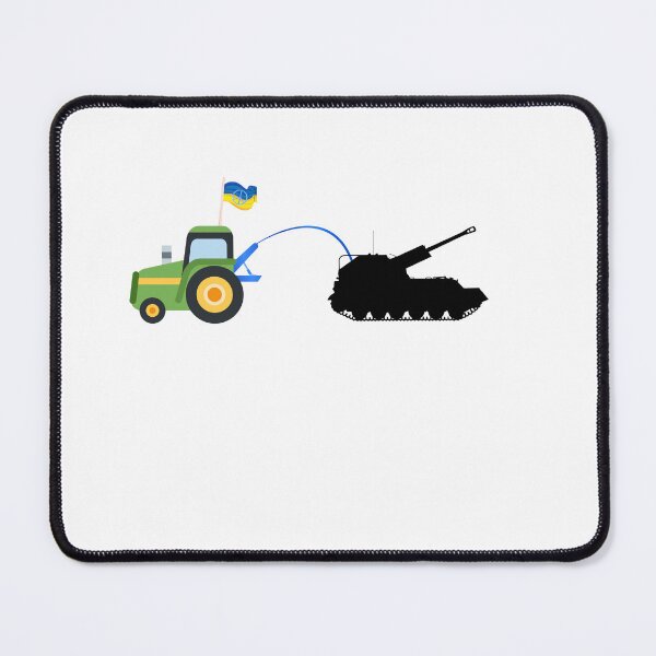 Item preview, ukrainian farmer towing russian tank designed and sold by axoniej.