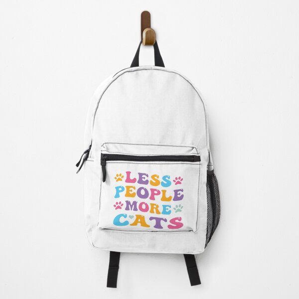 Item preview, Funny Less People More Cats For Cats Lovers designed and sold by LiteforART.