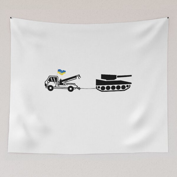 Item preview, Ukrainian tractor towing Russian tank  designed and sold by axoniej.