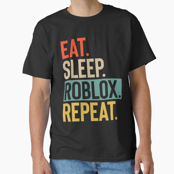 Artikel-Vorschau von Eat Sleep Roblox-Wiederholung, designt und verkauft von SilvioPetersen.
