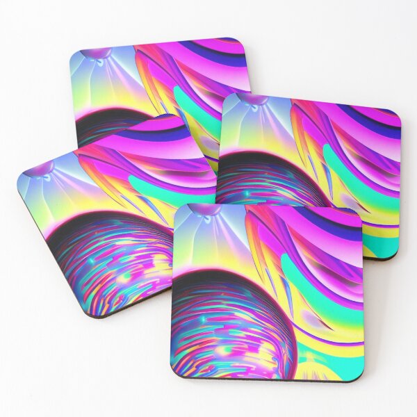 Item preview, Abstract 3D art. Multi colors vibrant designed and sold by Neo-Expression.