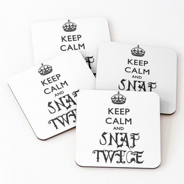 Item preview, Keep Calm and Snap Twice - Wednesday Addams  designed and sold by KeslenChetty.