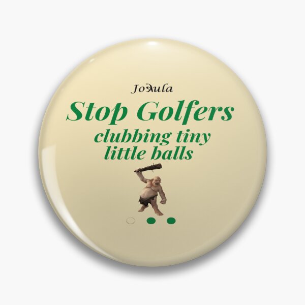Item preview,  "Jokula golfers clubbing little balls " green designed and sold by skoumpourdides.