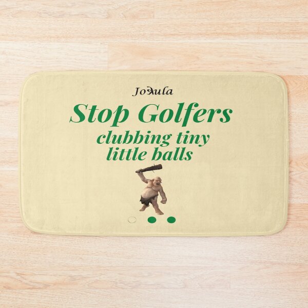 Item preview,  "Jokula golfers clubbing little balls " green designed and sold by skoumpourdides.