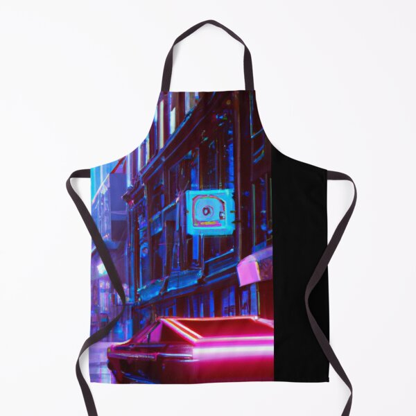 Item preview, Dark alley in Cyberpunk city designed and sold by SJG-digital.
