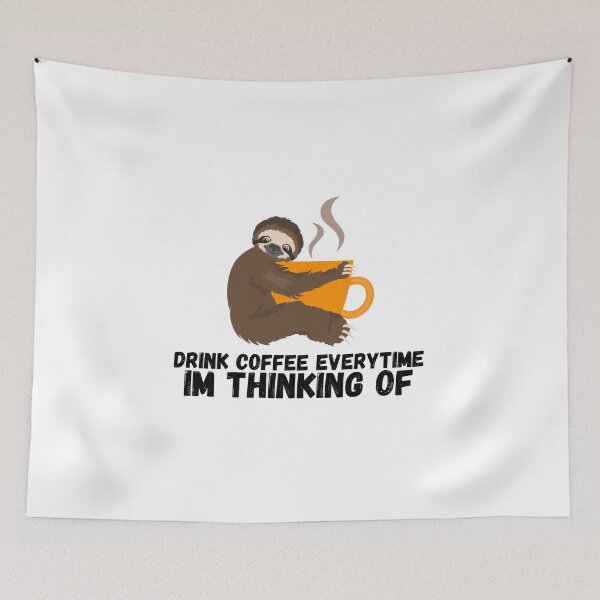Item preview, drink coffee everytime im thinking of designed and sold by Nicet-shirt1.