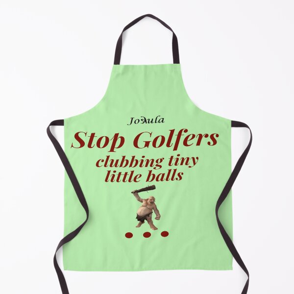 Item preview,  "Jokula golfers clubbing little balls " red designed and sold by skoumpourdides.
