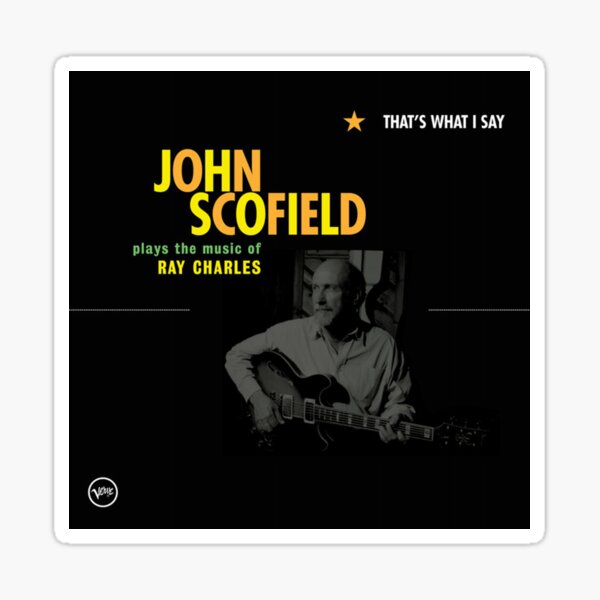 &ldquo;John Scofield ALBUM Cover&rdquo; Sticker for Sale by pakjeappelsapje | Redbubble