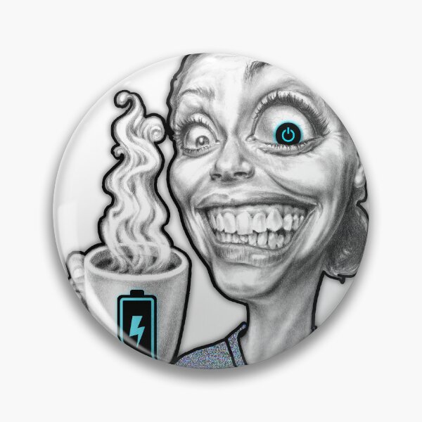 Item preview, Power Up With Coffee! designed and sold by rowdE-art.