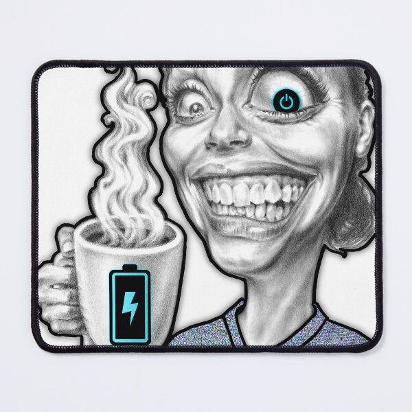 Item preview, Power Up With Coffee! designed and sold by rowdE-art.