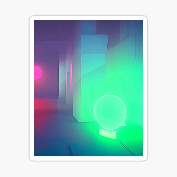 Vista previa del artículo con la obra «Arte abstracto en 3D. multicolores vibrantes», diseñado y vendido por Neo-Expression.
