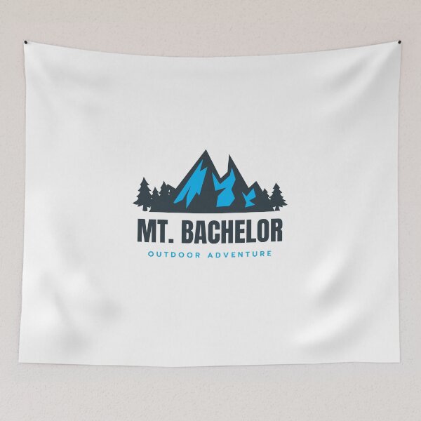 Item preview, Mt Bachelor in Oregon, USA, North America - Mountain Outdoor Adventure Snowboard Ski Resort Vintage Logo designed and sold by Vintage-TM.