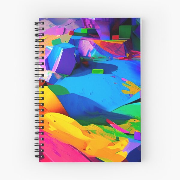 Item preview, Abstract 3D art. Colorful magical landscape designed and sold by Neo-Expression.