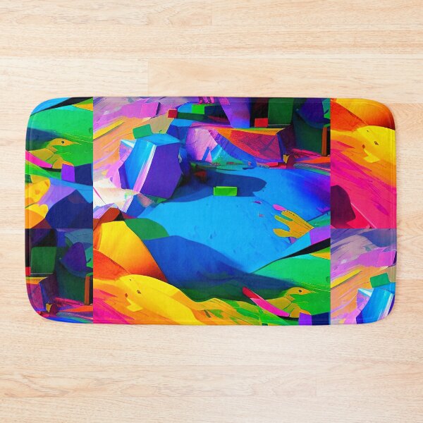 Item preview, Abstract 3D art. Colorful magical landscape designed and sold by Neo-Expression.