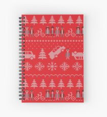 Stranger things Christmas Spiral Notebook