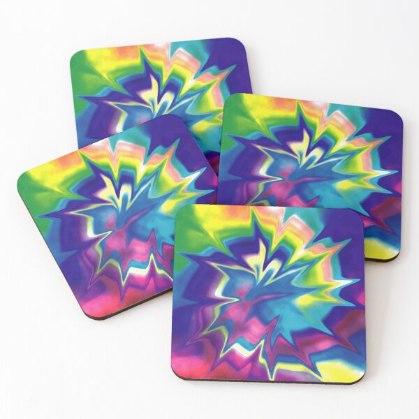 Artikelvorschau, Tie-Dye-abstrakte Kunstwerke entworfen und verkauft von Ayesha Saleem.