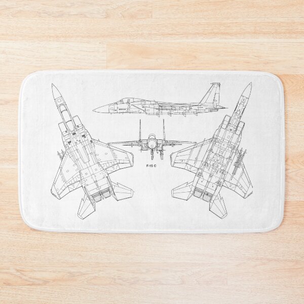 Item preview, F-15 Eagle All-Profile Diagram designed and sold by mikejapan2.