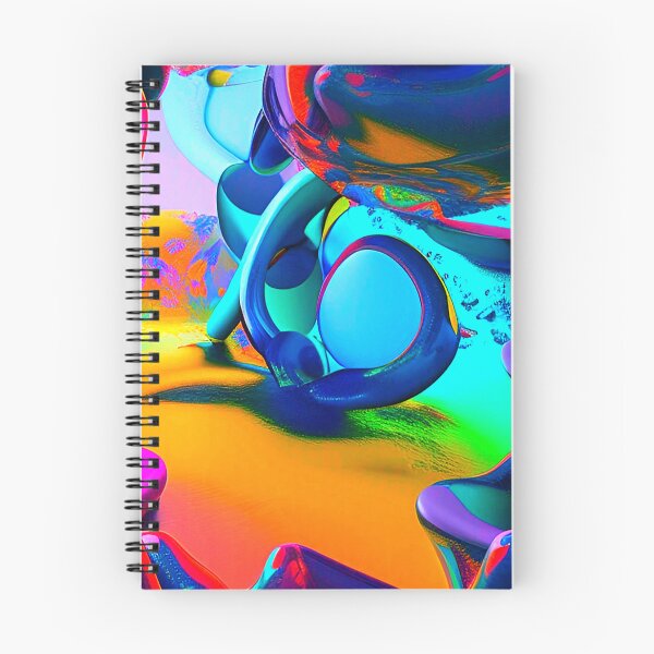 Item preview, Abstract 3D art. Colorful magical landscape designed and sold by Neo-Expression.