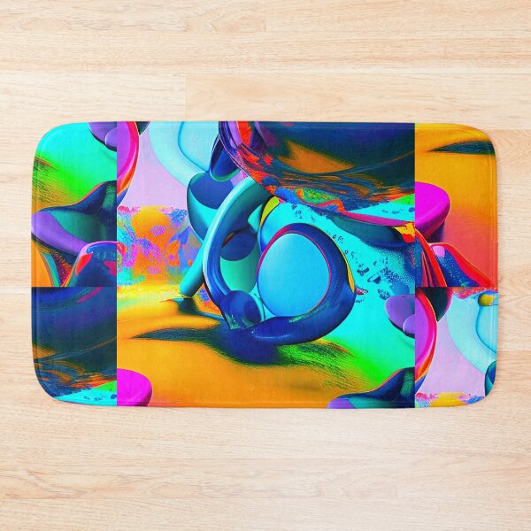 Item preview, Abstract 3D art. Colorful magical landscape designed and sold by Neo-Expression.
