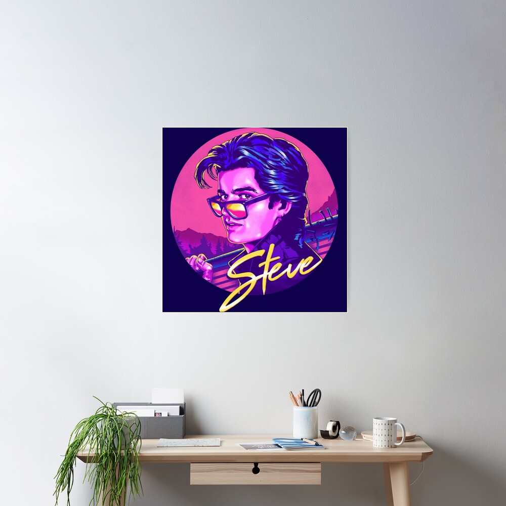 Stranger Things Steve Harrington | Available on Mask Poster