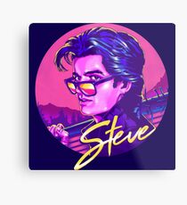Stranger Things Steve Harrington Metal Print