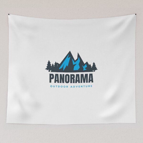 Item preview, Panorama in Canada, British Columbia, Kootenay Rockies, North America - Mountain Outdoor Adventure Snowboard Ski Resort Vintage Logo designed and sold by Vintage-TM.