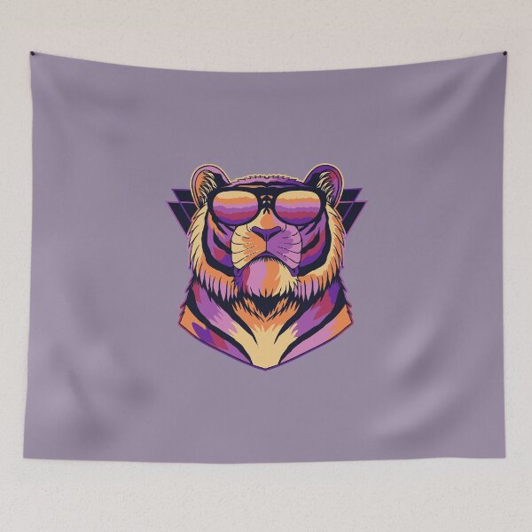 Item preview, tiger with glasses designed and sold by Zip-Zup.