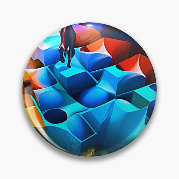Item preview, Abstract 3D art. Colorful magical landscape designed and sold by Neo-Expression.