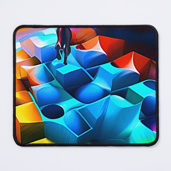 Item preview, Abstract 3D art. Colorful magical landscape designed and sold by Neo-Expression.