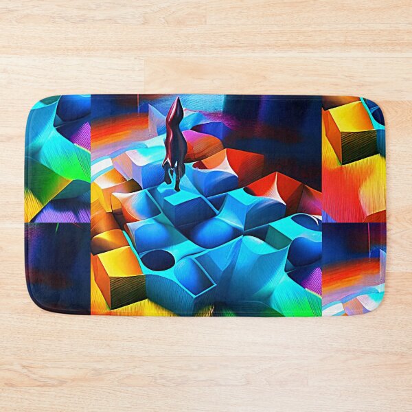 Item preview, Abstract 3D art. Colorful magical landscape designed and sold by Neo-Expression.