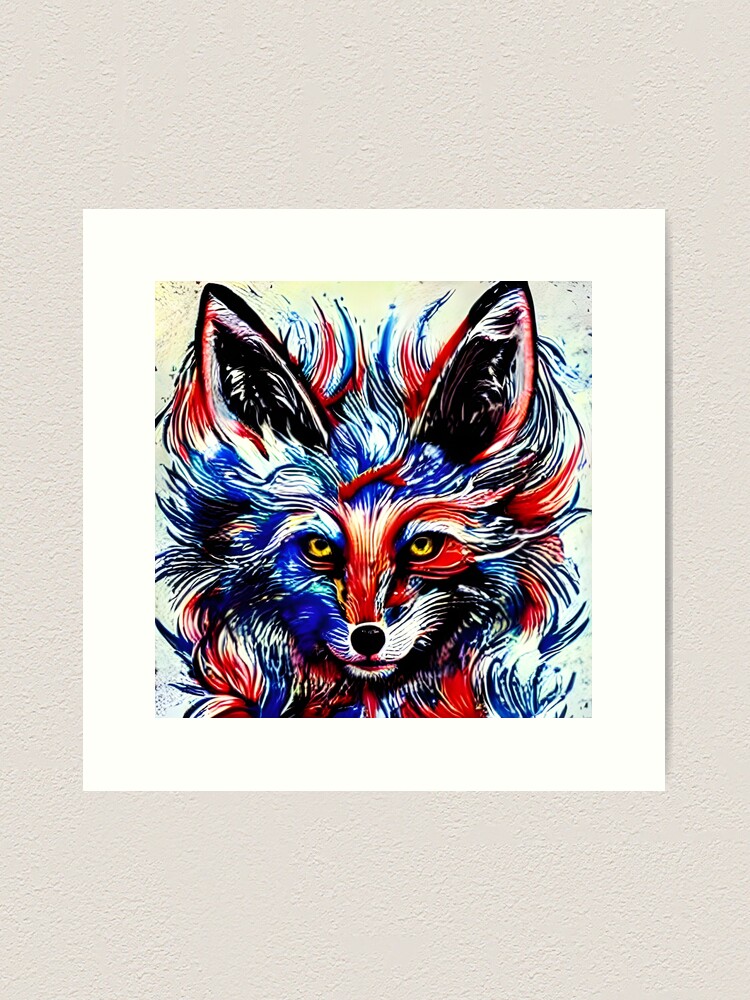 Spirit Animal Fox Art Print for Sale by Planetporridge