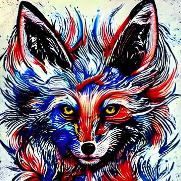 Spirit Animal Fox Art Print for Sale by Planetporridge