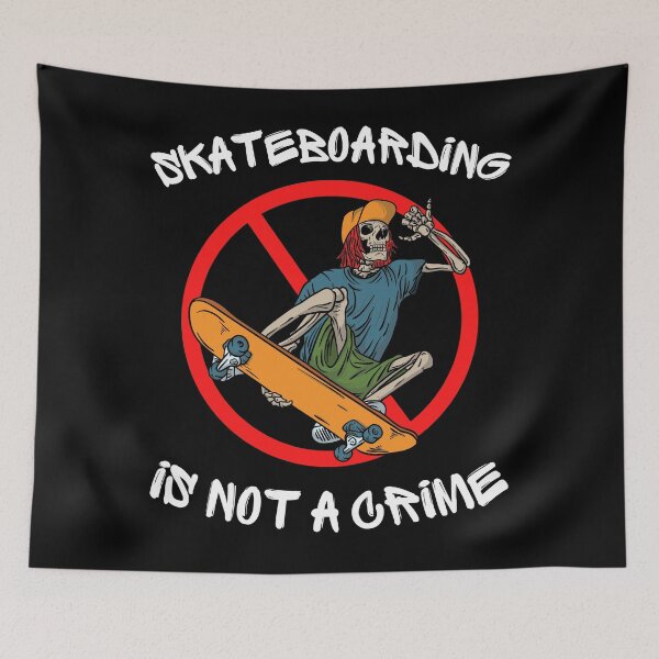 Item preview, Skateboarding is not a crime designed and sold by to-esu.