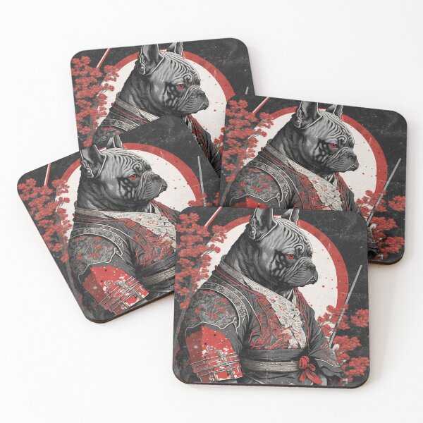 Item preview, The Samurai French bulldog designed and sold by Johnelh.