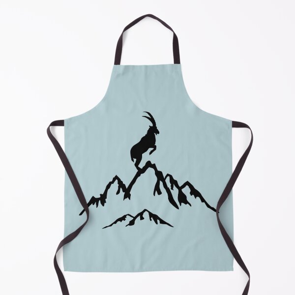 Item preview, Mountain and Capricorn, Mountains and Mountain Goat, Aries designed and sold by claudiasartwork.