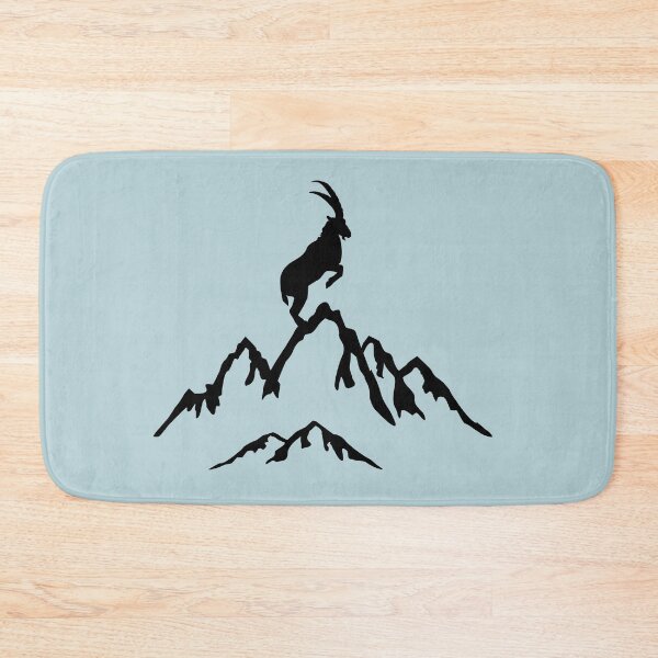 Item preview, Mountain and Capricorn, Mountains and Mountain Goat, Aries designed and sold by claudiasartwork.