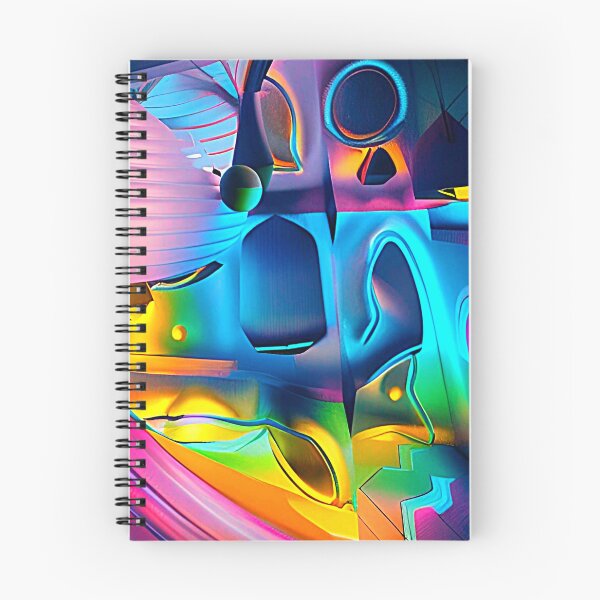 Item preview, Abstract 3D art. Colorful magical landscape designed and sold by Neo-Expression.