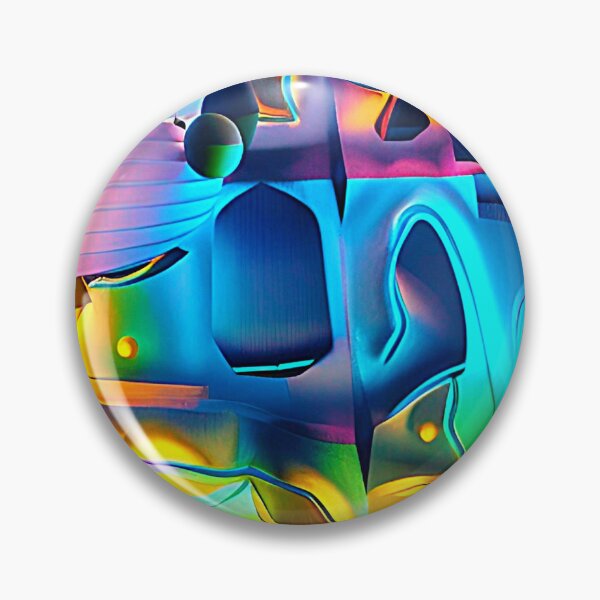 Item preview, Abstract 3D art. Colorful magical landscape designed and sold by Neo-Expression.