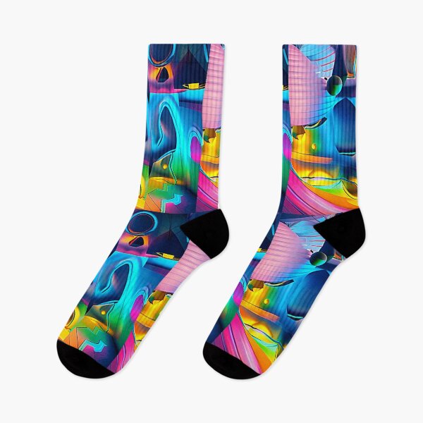 Item preview, Abstract 3D art. Colorful magical landscape designed and sold by Neo-Expression.
