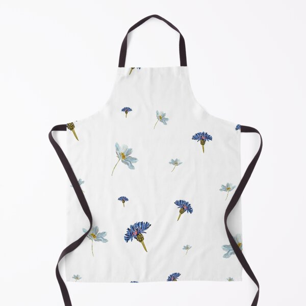 Artikelvorschau, Flower blue daisy pattern seamless a watercolor entworfen und verkauft von Yana Mustafina | Boho Soulful Designs.