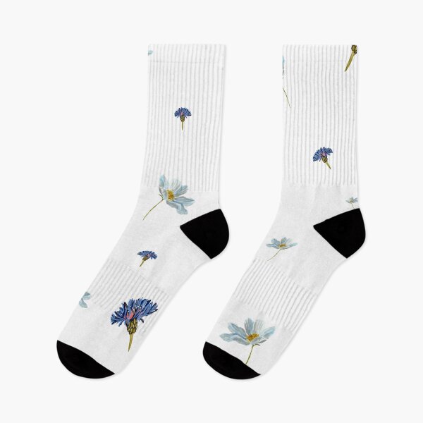 Item preview, Flower blue daisy pattern seamless a watercolor designed and sold by Yana Mustafina | Boho Soulful Designs.